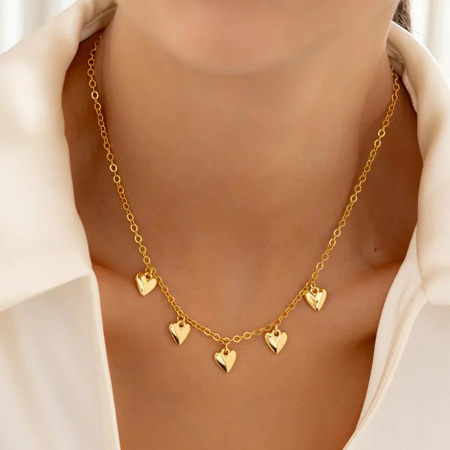 Collar corazones Mini