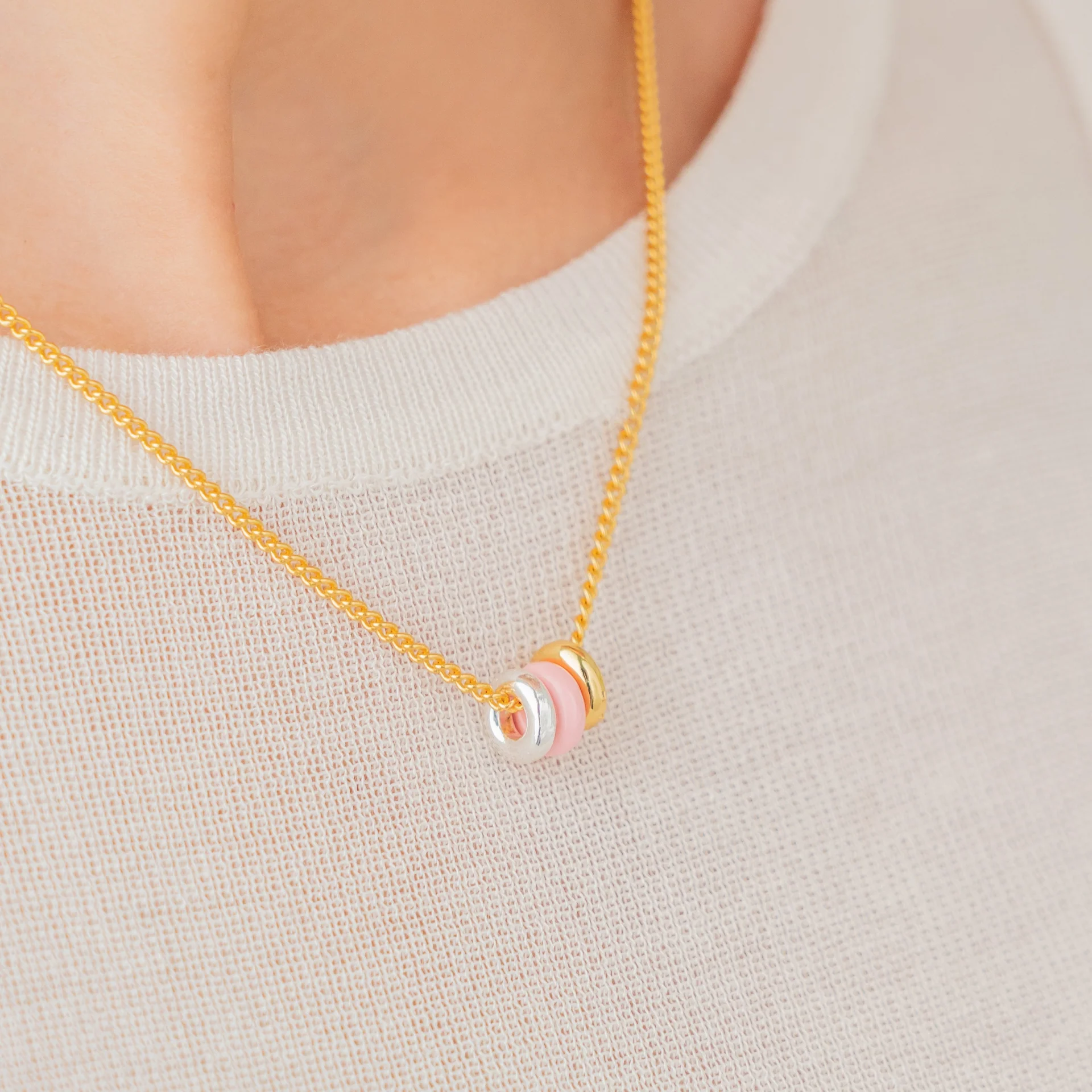 Set Collar + Aretes Donas