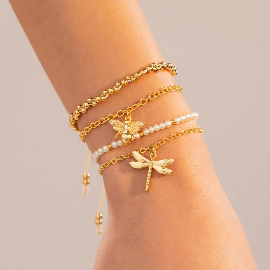 Set X5 Pulseras Libélula