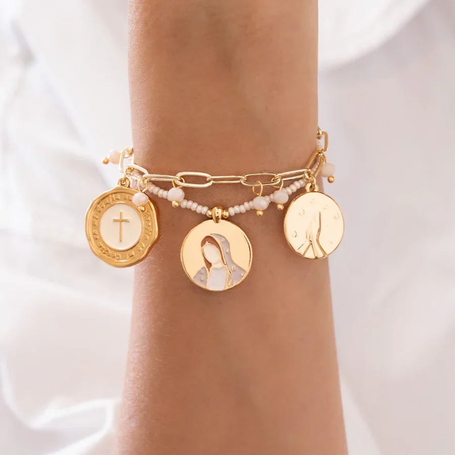 [12362] Pulsera Alma Espiritual + Aretes