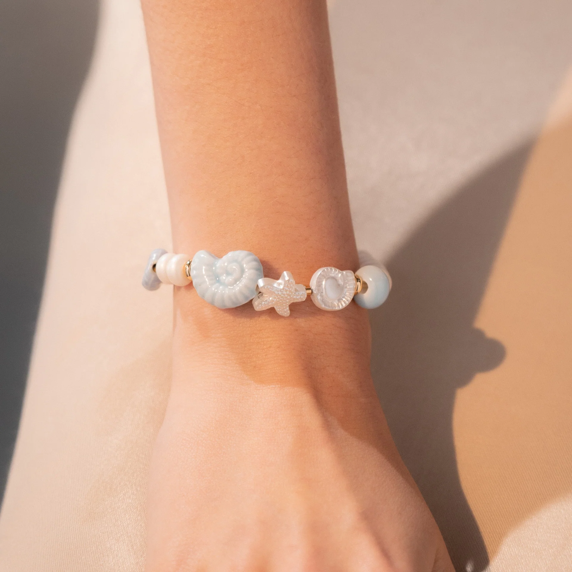 Pulsera Caracol + Aretes