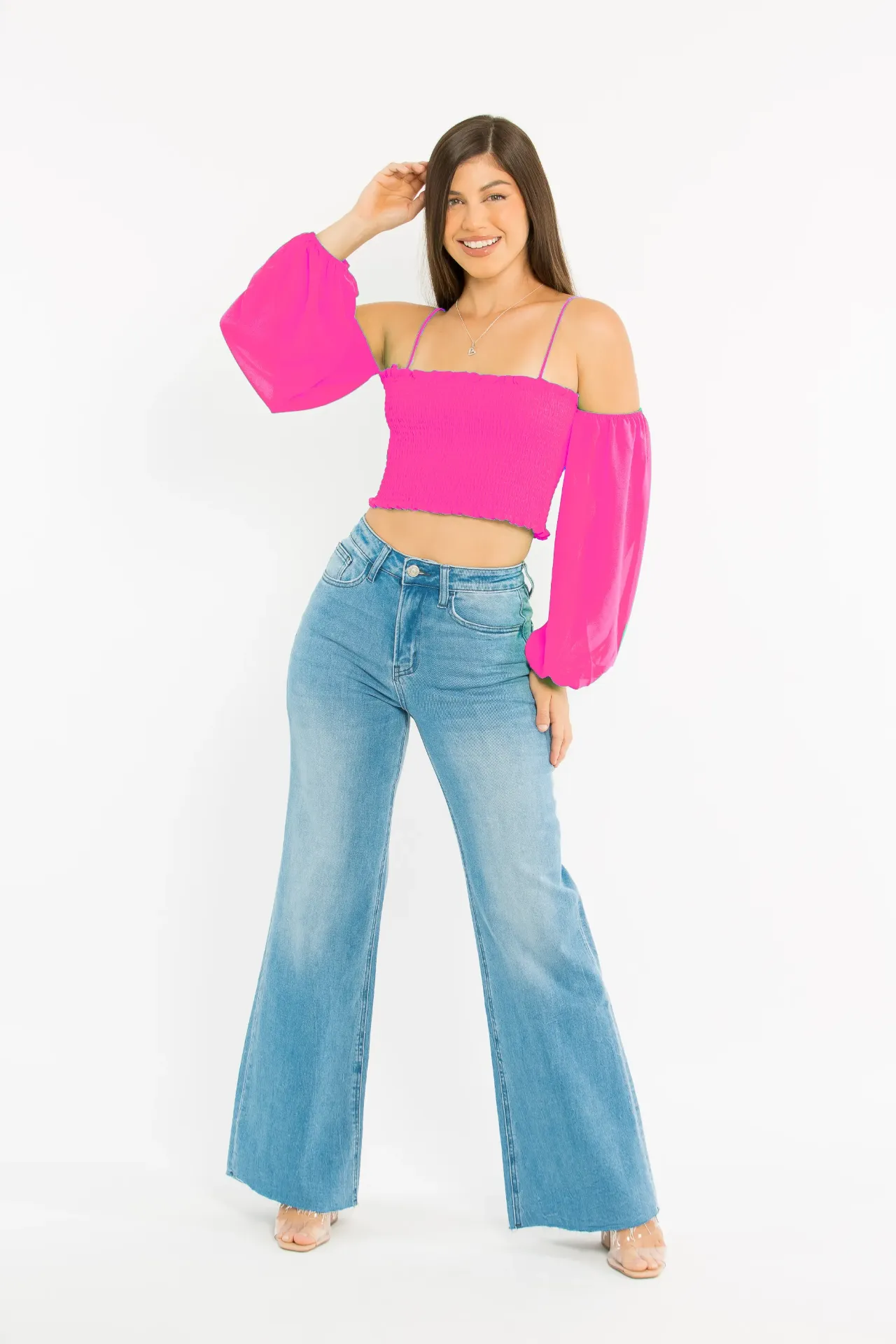 BLUSA GEORGIA FUCSIA