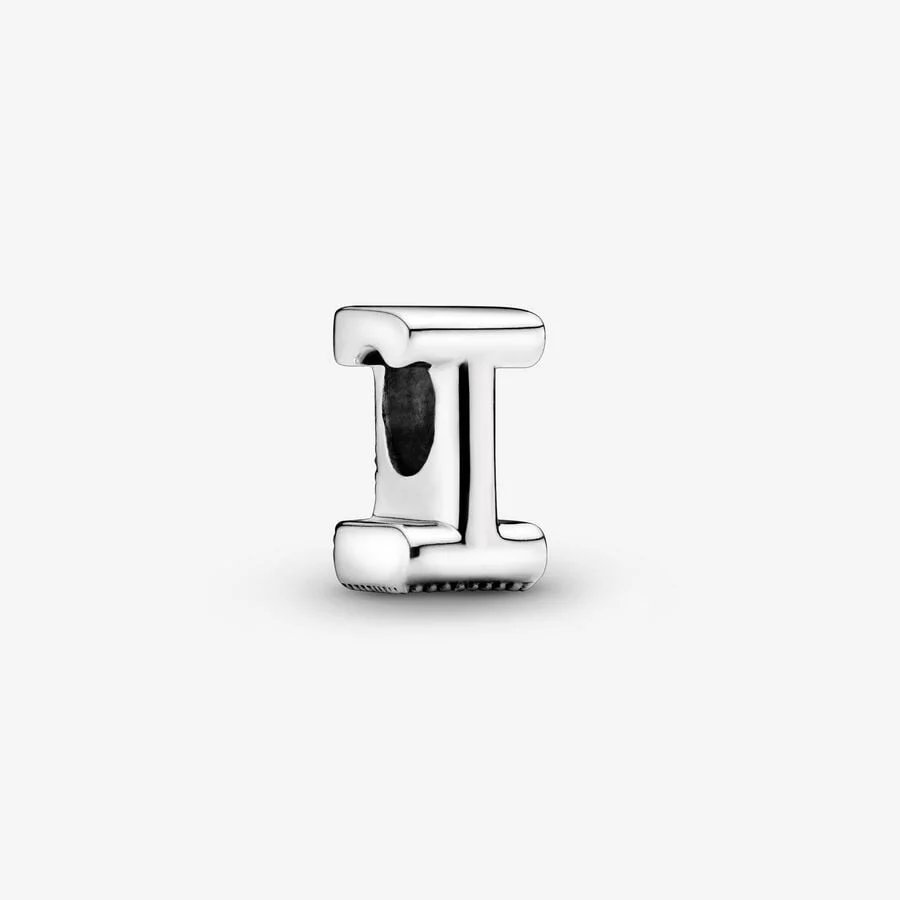 Letter I charm
