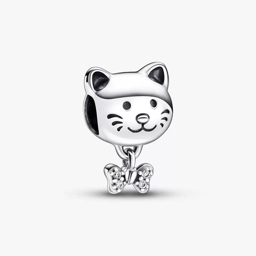 [227] Pet Cat & Bow
