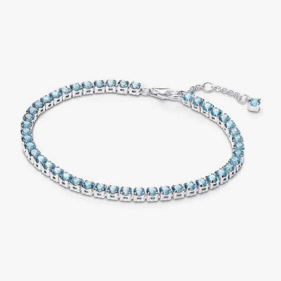 Sparkling Light Blue Tennis 18