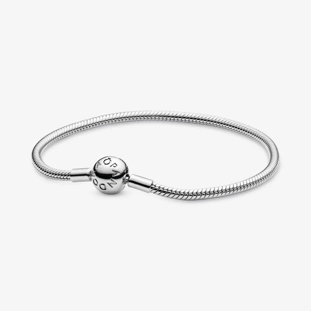 Silver Smooth Clasp 17cm