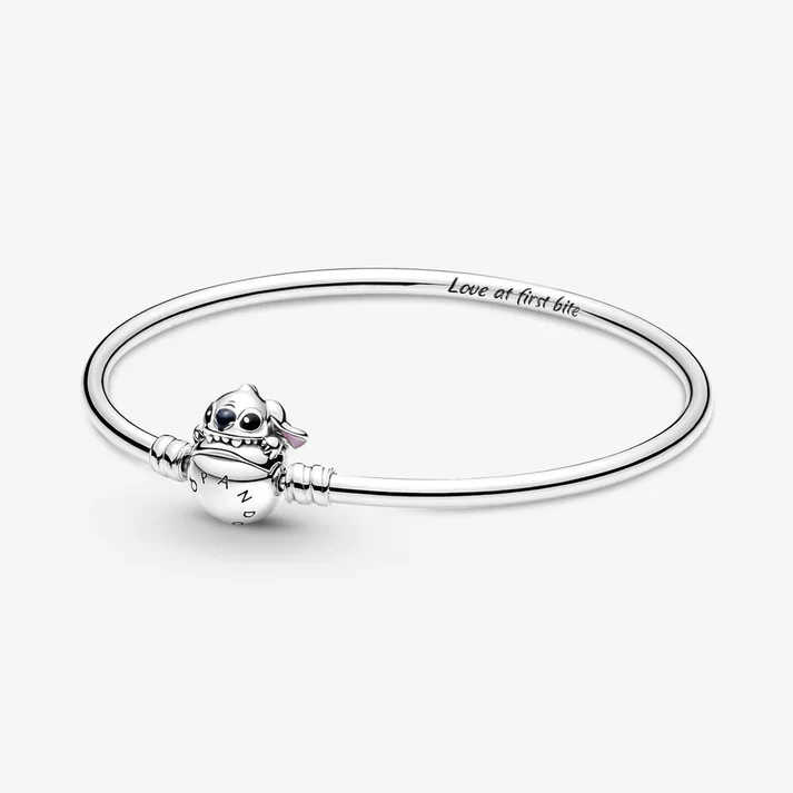 Stitch Biting Clasp Bangle 19