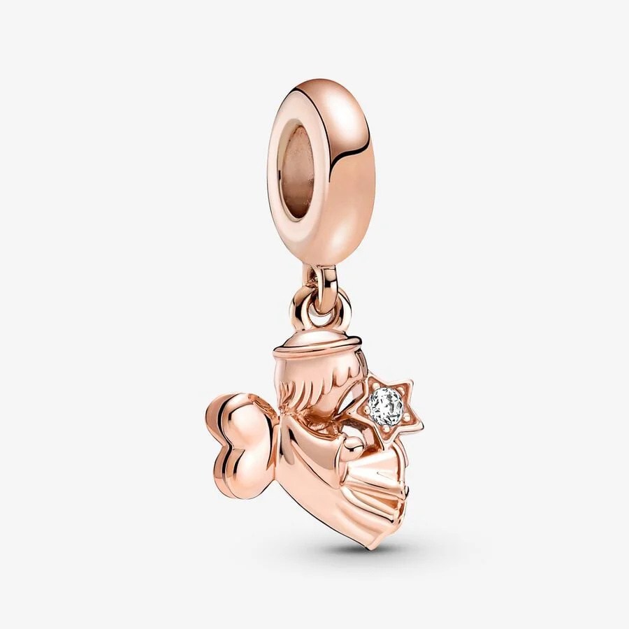 Heart Winged Angel Dangle