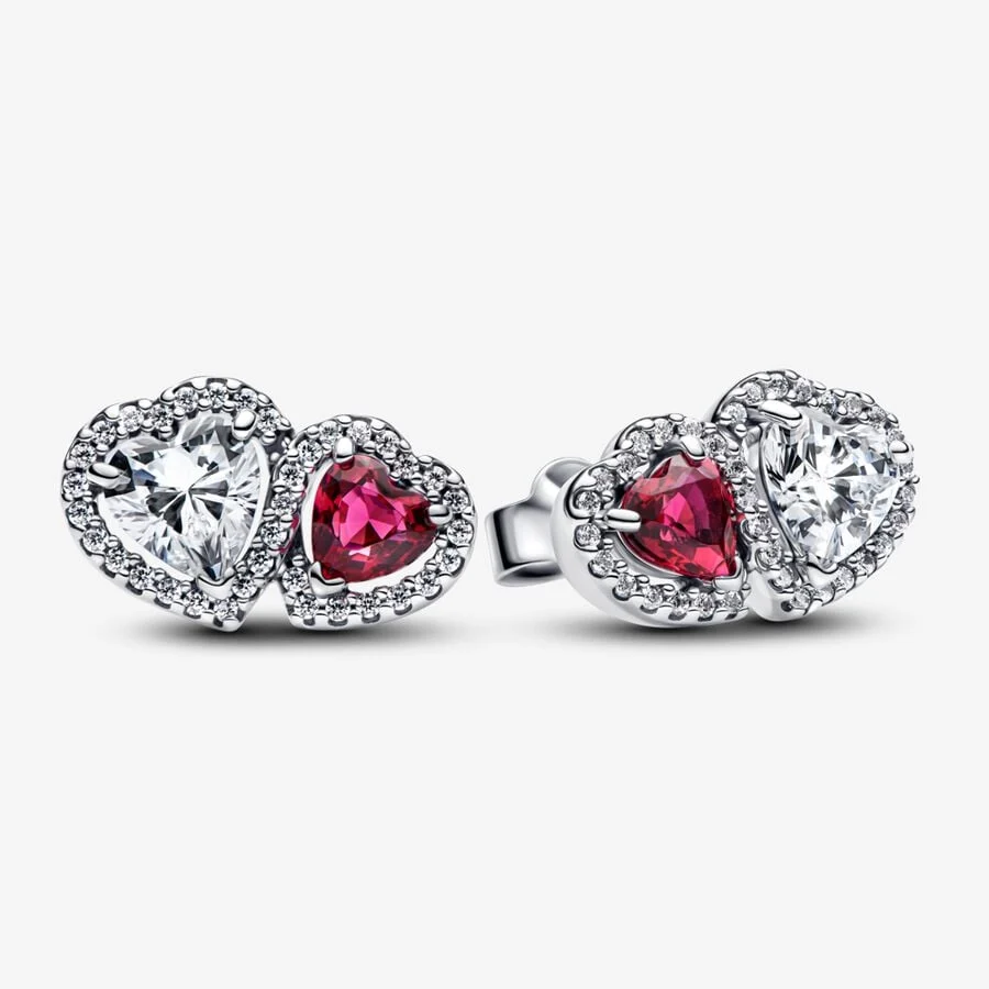 [5037] Halo Hearts Stud