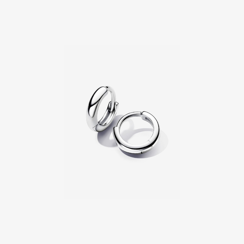 Round Huggie Hoop