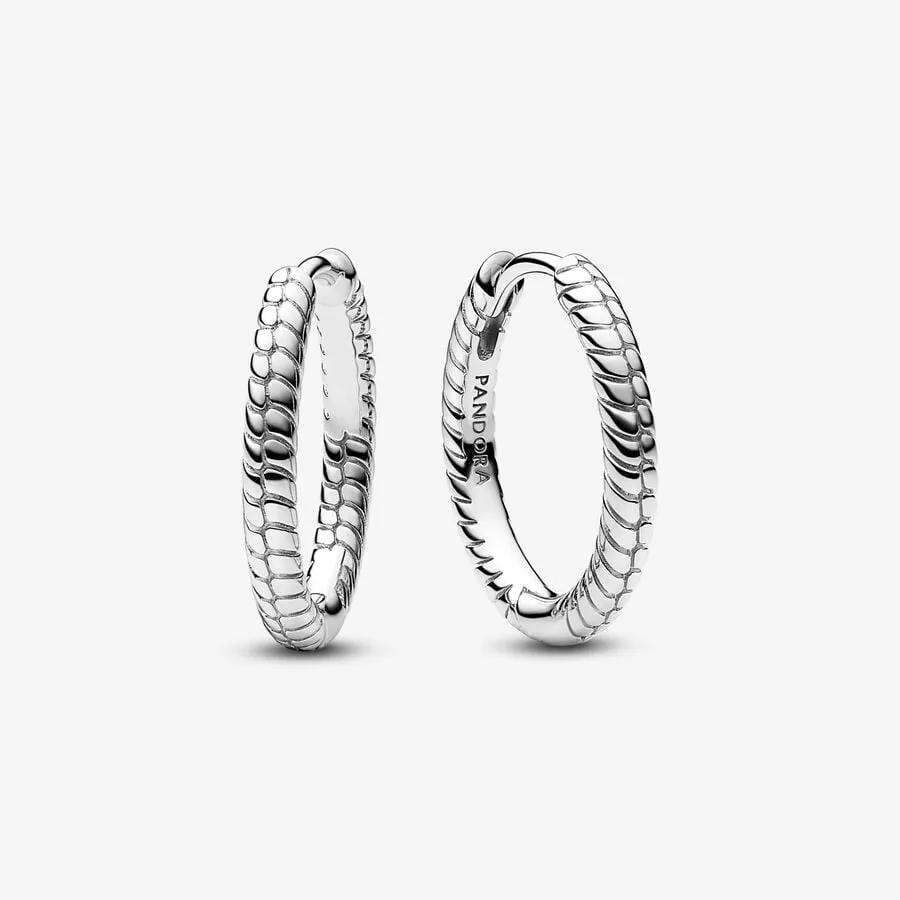 Small Charm Hoop