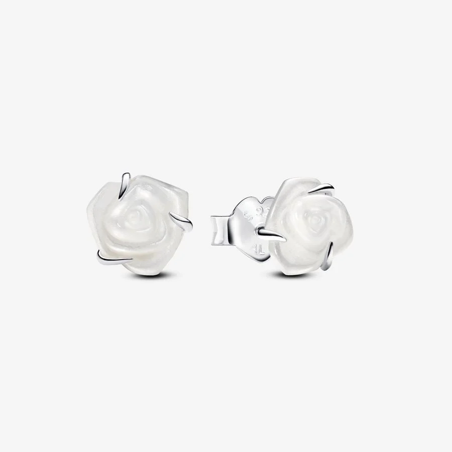 [658] White Rose in Bloom Stud