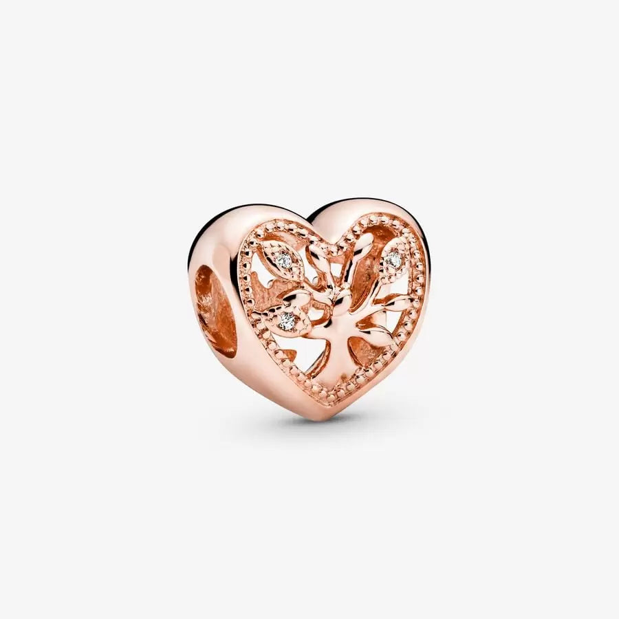 Openwork Family Tree Heart