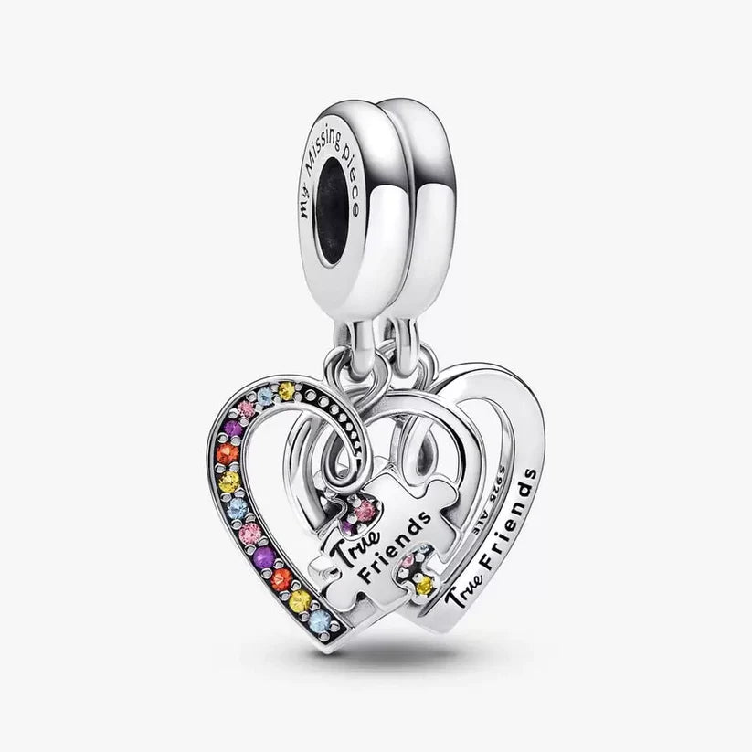 Puzzle Piece Hearts Splittable Friendship