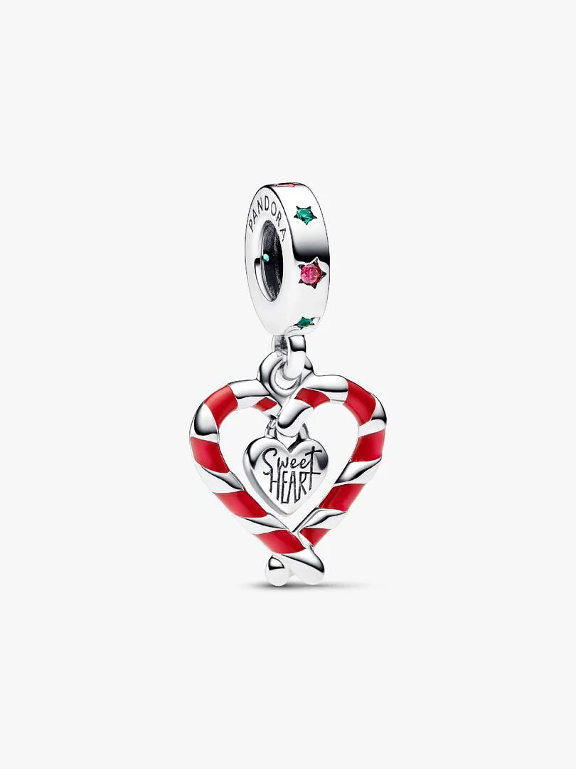 Double Candy Cane Heart