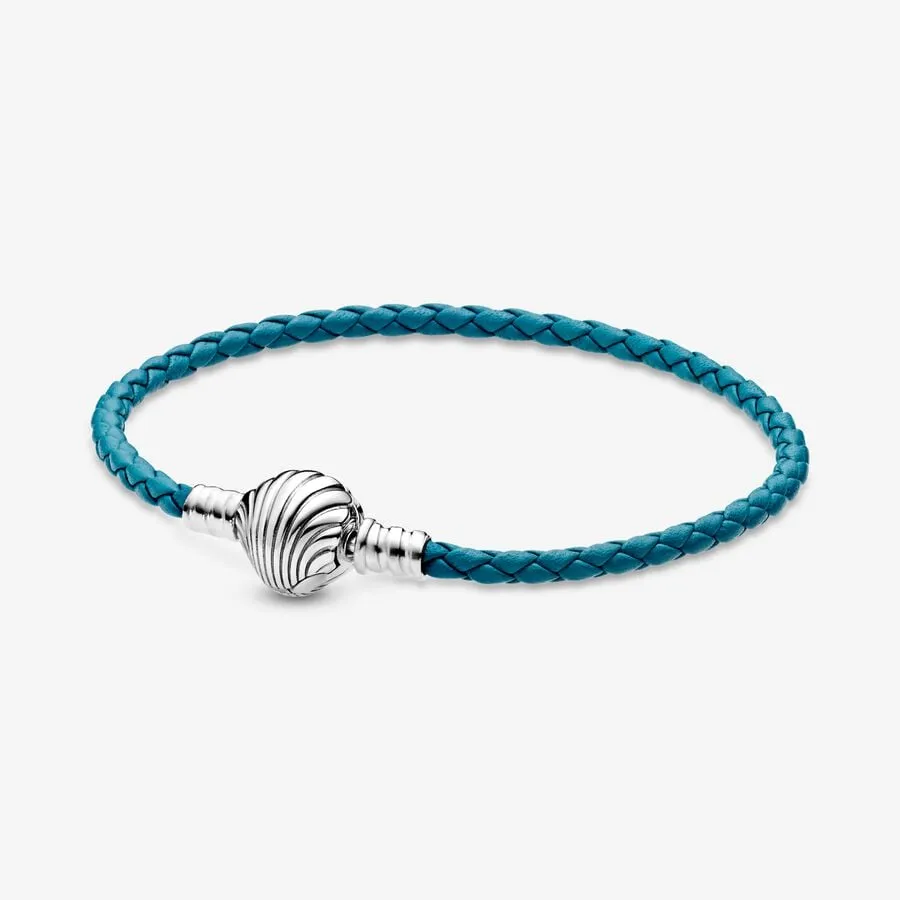 [9814] Seashell Clasp Turquoise S2