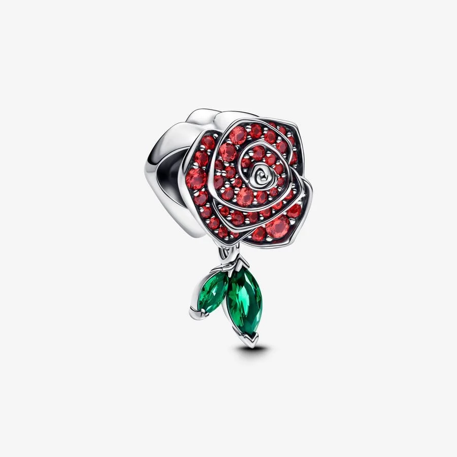 [5032] Sparkling Rose in Bloom Red