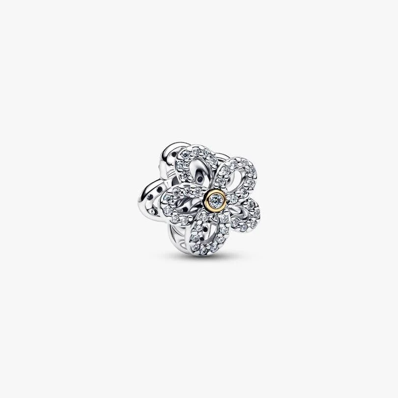 Pavé Flower Openwork