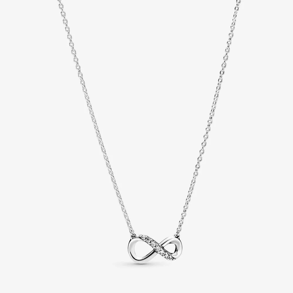 [985] Sparkling Infinity Necklace