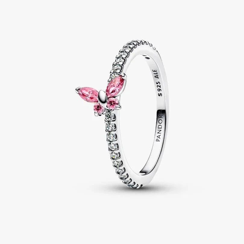 Sparkling Pink Butterfly 58