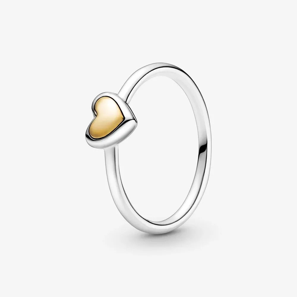 Domed Golden Heart 50