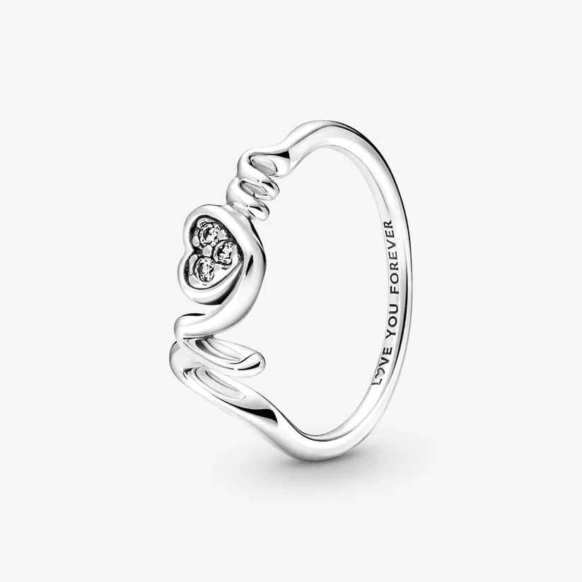 Mom Pavé Heart