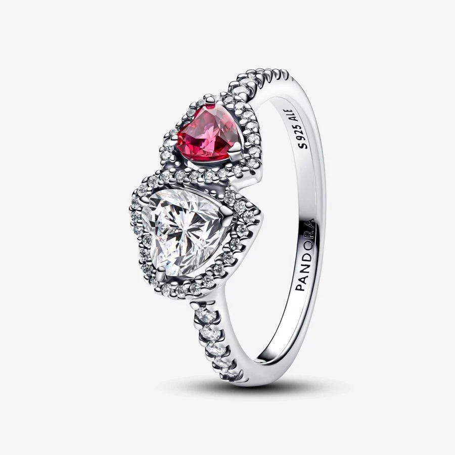 Halo Hearts Ring 56