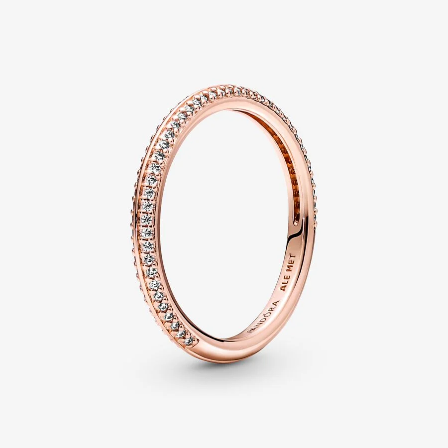 ME Pave Ring Rose 58
