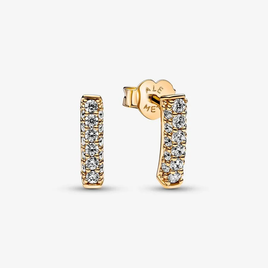 [2301] Timeless Pavé Single-row Shine Stud