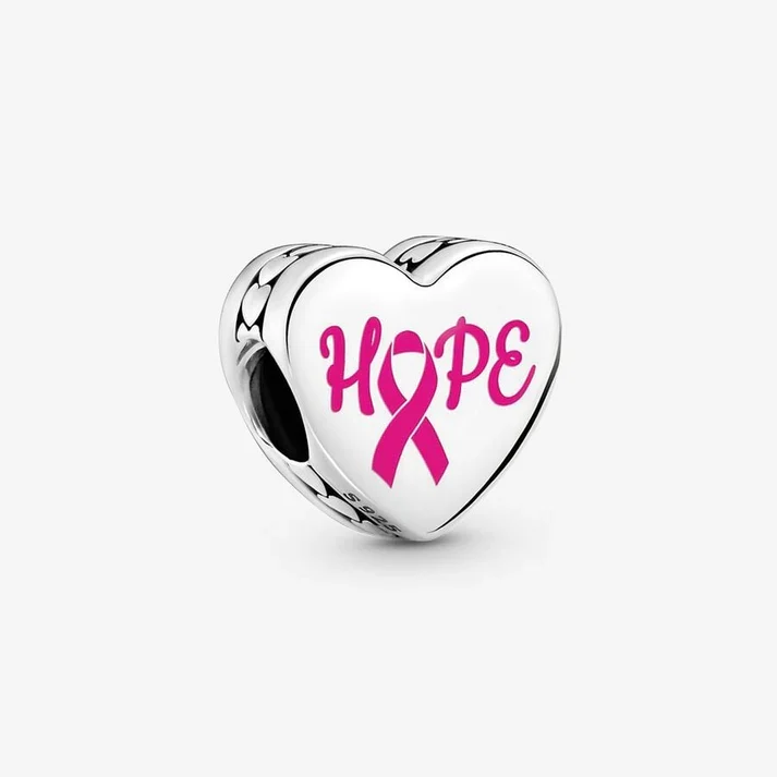 Hope Pink Ribbon CHARM