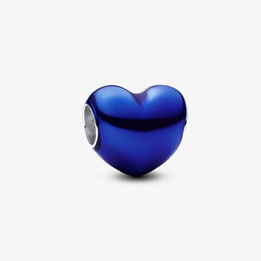 Metallic Blue Heart