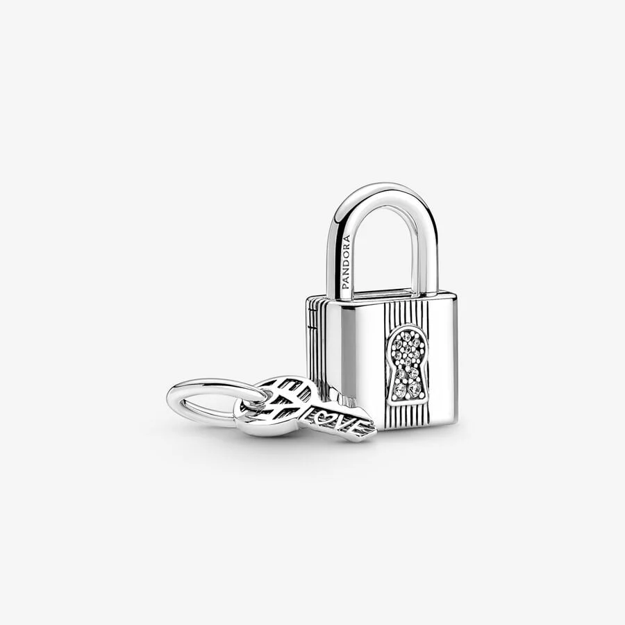 Padlock and Key Dangle
