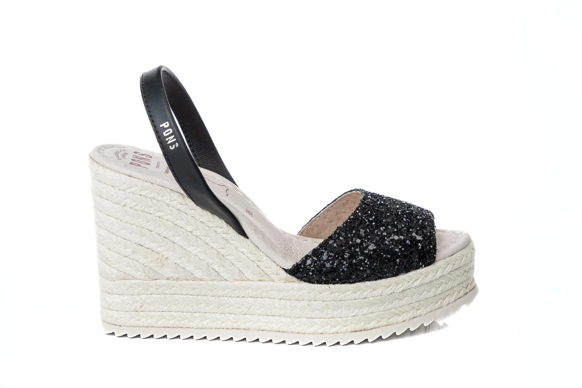 SANTA ANA GLITTER NEGRO
