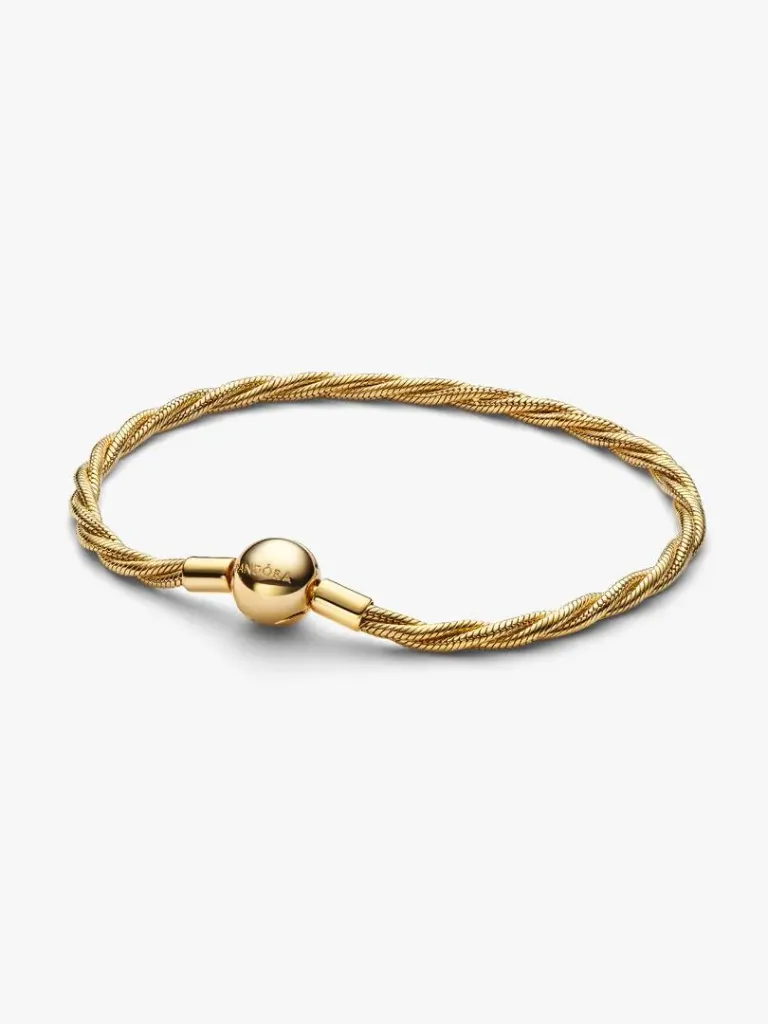 [99154] Round Clasp Twisted Shine 18