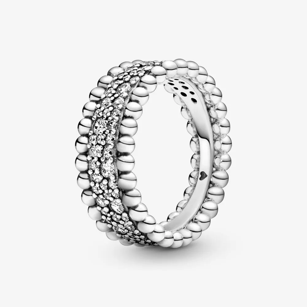 Beaded Pave Band 58