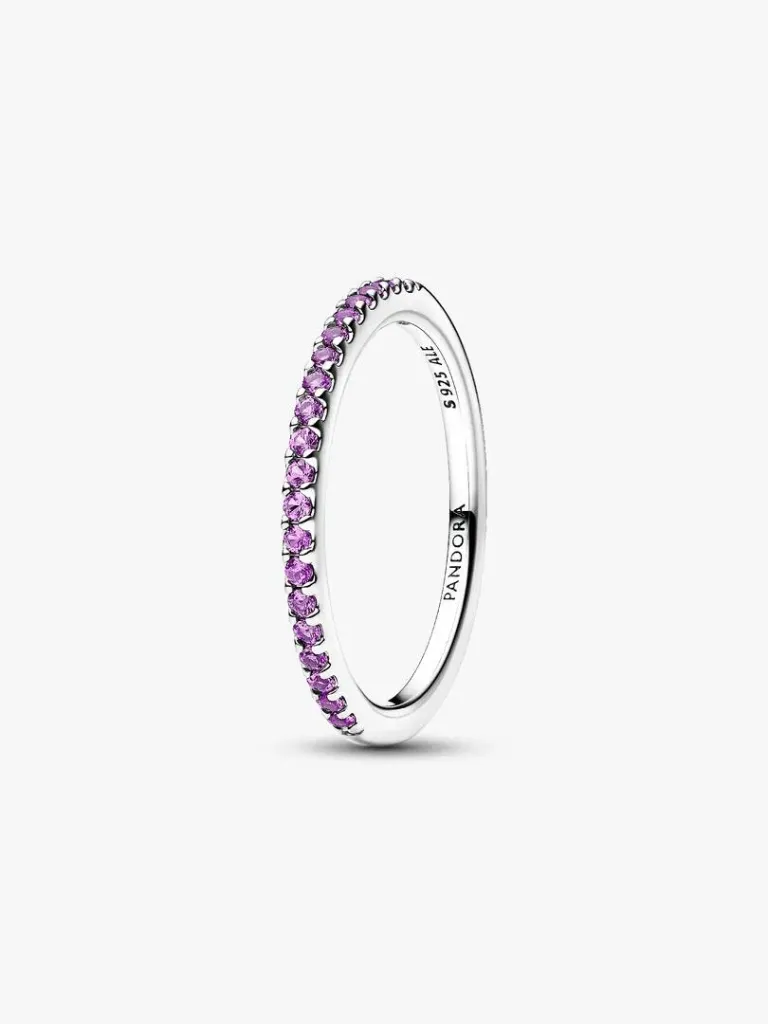 [99223] Sparkling Purple Half-Eternity (50)